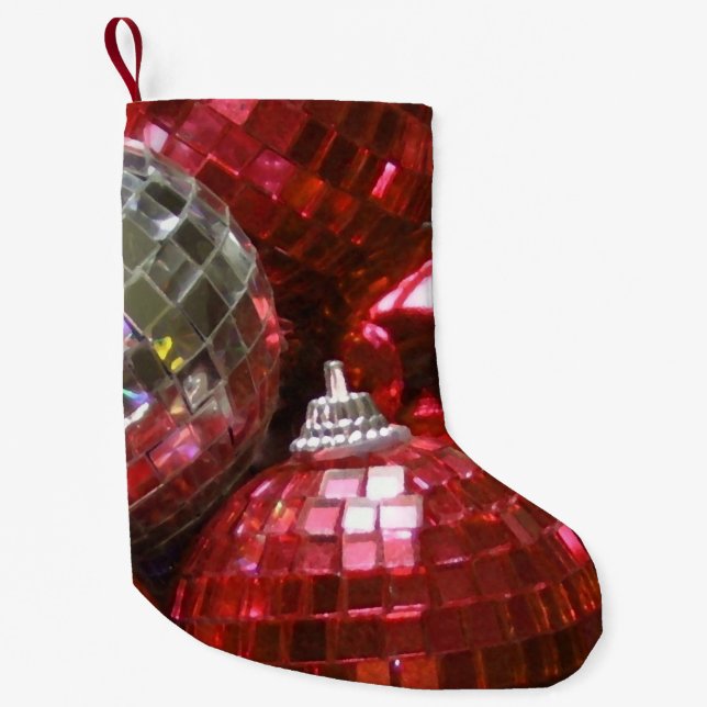 Red Baubles stocking (Front)