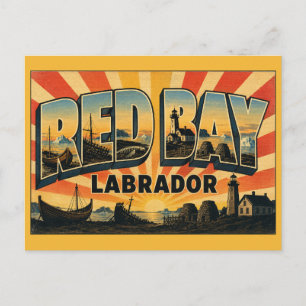 Red Bay Labrador UNESCO Basque Whaling Station Postcard