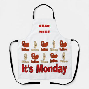 Red Beans & Rice, Design add text, Apron