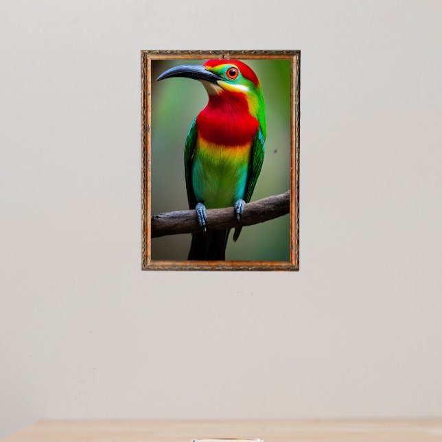 Red-bearded bee-eater poster (Creator Uploaded)