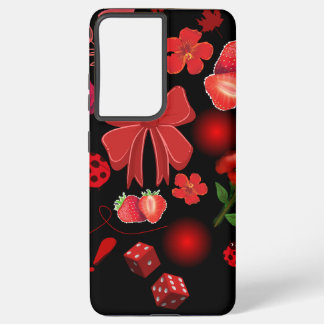 Red Beau Stickers Samsung Galaxy Case