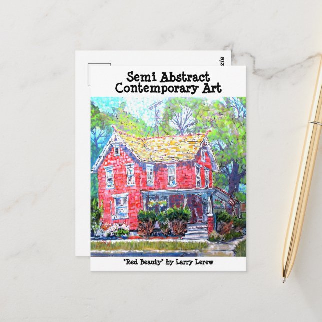 Red Beauty #150704 Postcard (Front/Back In Situ)