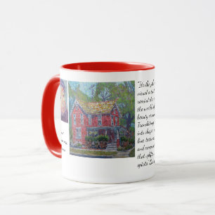 Red Beauty Painting / Artist Larry Lerew Mug