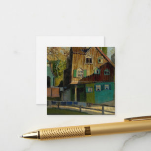 Red Bedding by Grant Wood Enclosure Card