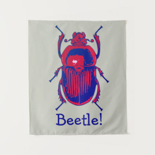 Red beetle tapestry