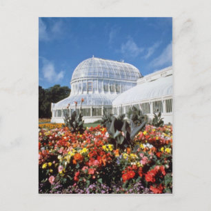 Red Belfast, Palm House, Botanical Gardens, Irelan Postcard