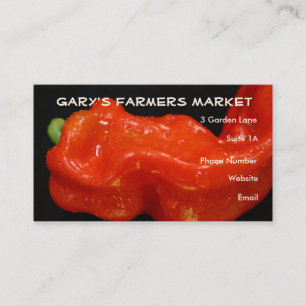 Red Bell Pepper Business Card