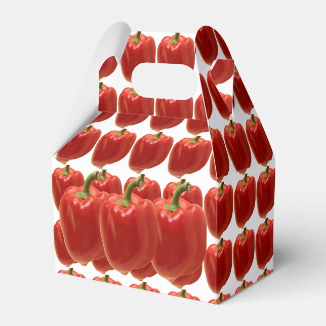 Red Bell Pepper.  Fresh from the market   Favour Box (Front Side)