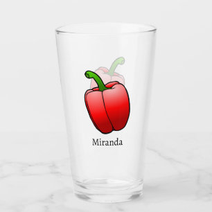 Red Bell Pepper Glass