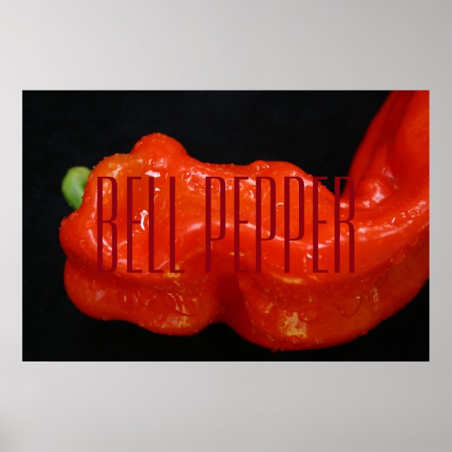 Red Bell Pepper Poster (Front)
