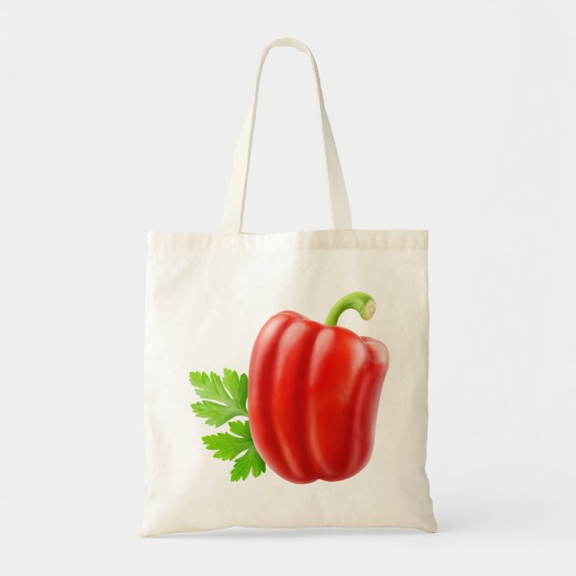 Red bell pepper tote bag (Front)