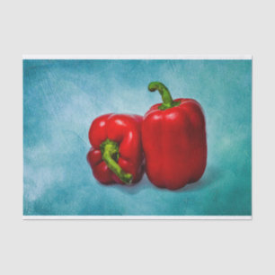 Red Bell Peppers Tissue Paper