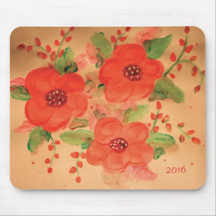 Red Bella Mouse Pad