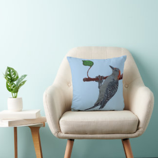 Red-bellied woodpecker cushion