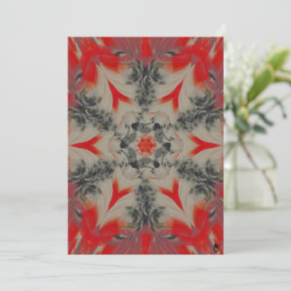Red-bellied Woodpecker Geometric Card