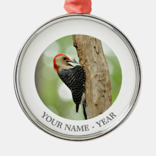 Red-Bellied Woodpecker Metal Ornament