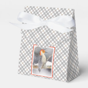 Red-Bellied Woodpecker Painting Original Bird Art Favour Box