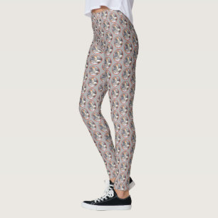 Red-Bellied Woodpecker Painting Original Bird Art Leggings