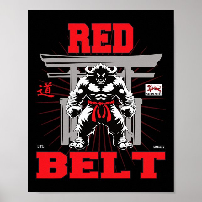Red Belt Championship In Sight!  Poster (Front)