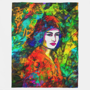 Red Beret Fleece Blanket