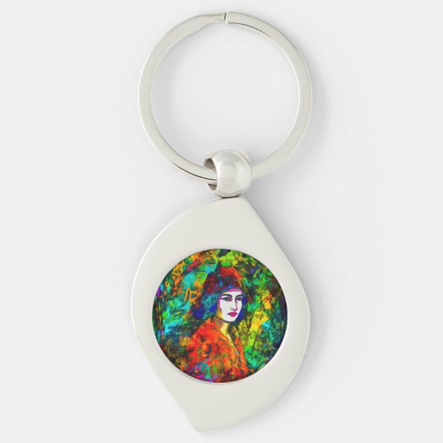 Red Beret Key Ring (Front)