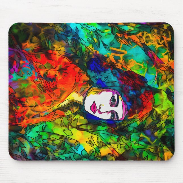 Red Beret Mouse Pad (Front)