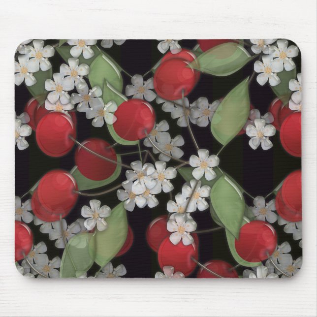 Red berries mouse pad (Front)