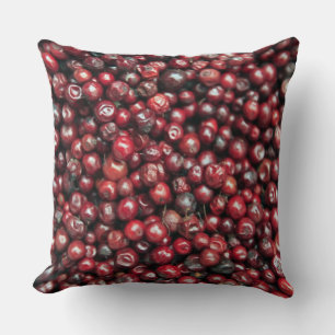 Red berries of the Himalayas Cushion