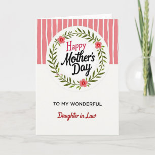 Red Berry Mothers Day Card