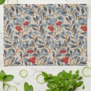 Red Berry Tree, William Morris Tea Towel