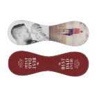 Red Best Dad Ever Father`s Day 2 Photo Collage