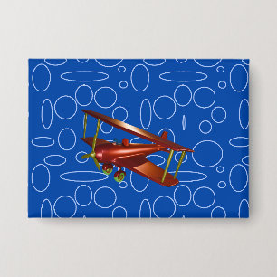 Red Bi-plane on Blue Circles and Loops