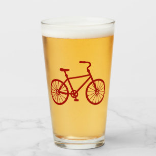 Red Bicycle Glass