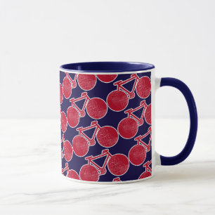 Red Bicycle Mug
