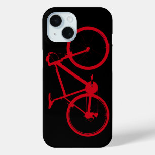 red bike, cycling iPhone 15 case