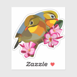 RED-BILLED LEIOTHRIX BIRDS