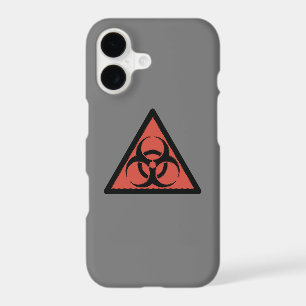 Red biohazard sign