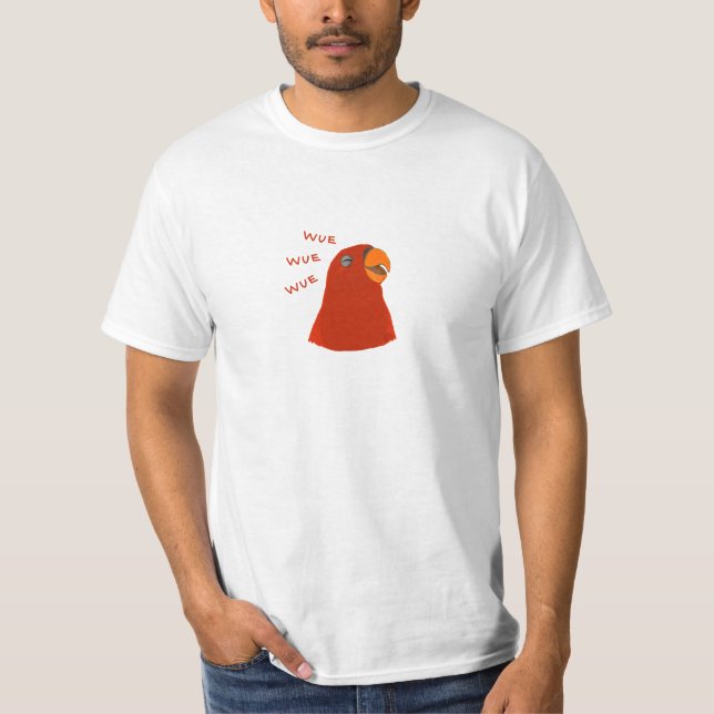 Red birb "GUMI"wuewuewue... T-Shirt (Front)