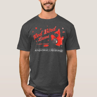 Red Bird Lanes T-Shirt - St Louis, MO Retro Bowlin