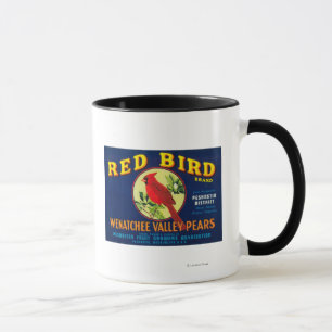 Red Bird Pear Crate LabelPashastin, WA Mug