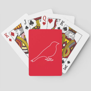 Red Bird Playing Cards