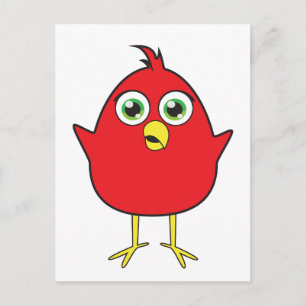 Red Bird Postcard