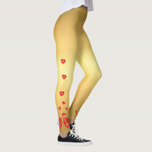 Red Birds   Leggings