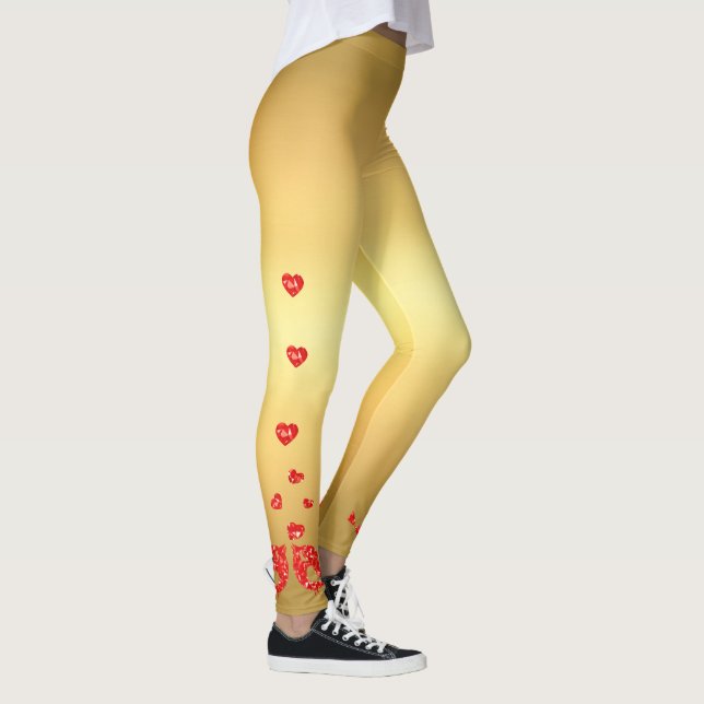 Red Birds   Leggings (Right)