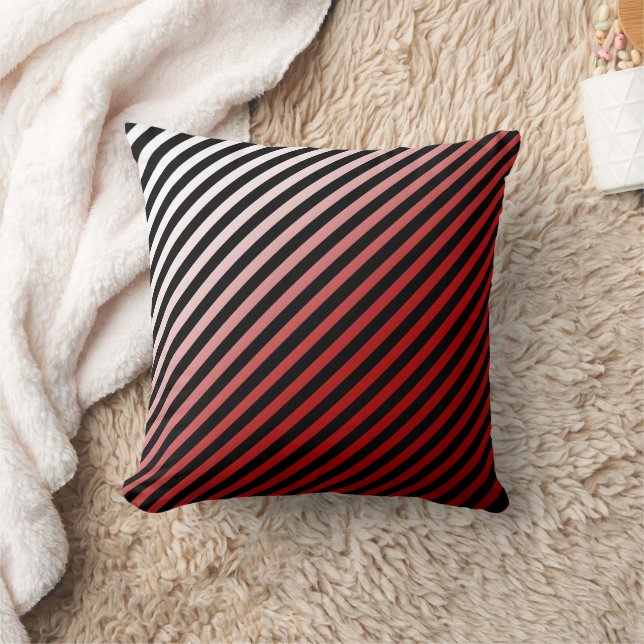 Red, Black and Add 3rd Colour Cushion (Blanket)