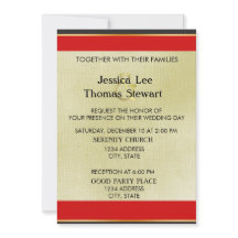 Red, Black and Gold Simple Elegance