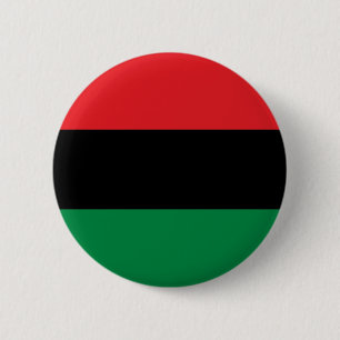 Red Black and Green Flag 6 Cm Round Badge