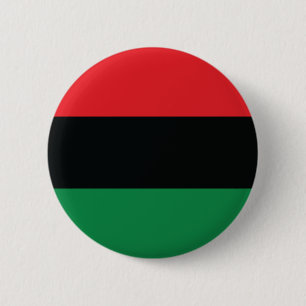 Red, Black and Green Flag 6 Cm Round Badge