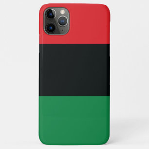 Red, Black and Green Flag iPhone 11 Pro Max Case