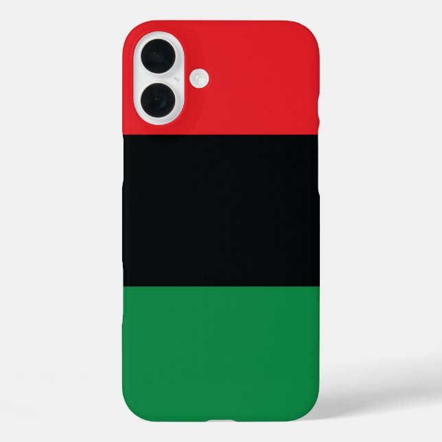 Red, Black and Green Flag Case-Mate iPhone Case (Back)